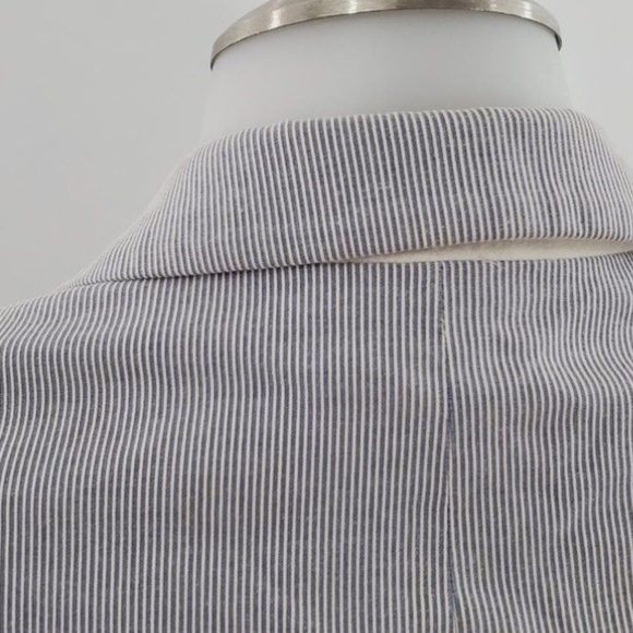 Brooks Brothers Seersucker Cotton Stripe Blazer Jacket Sz 6 Women - Picture 6 of 9